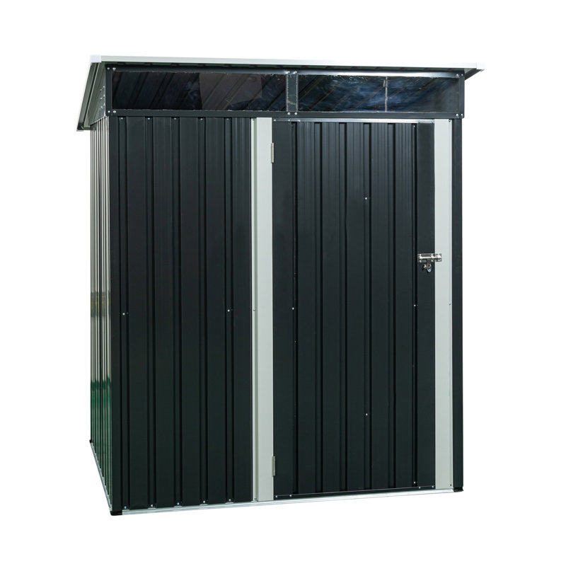 5 ft. x 3 ft. Metal Storage Shed with Transparent Top