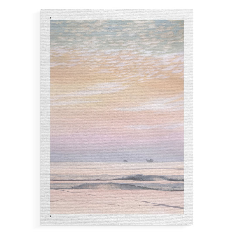 Crystal Shores II - Impression sur toile seulement - NON-CADRE, H 27 po x l 18 po
