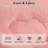 Compression Large Velvet Fabric Heart-Shaped Bean Bag Chair-1208658359