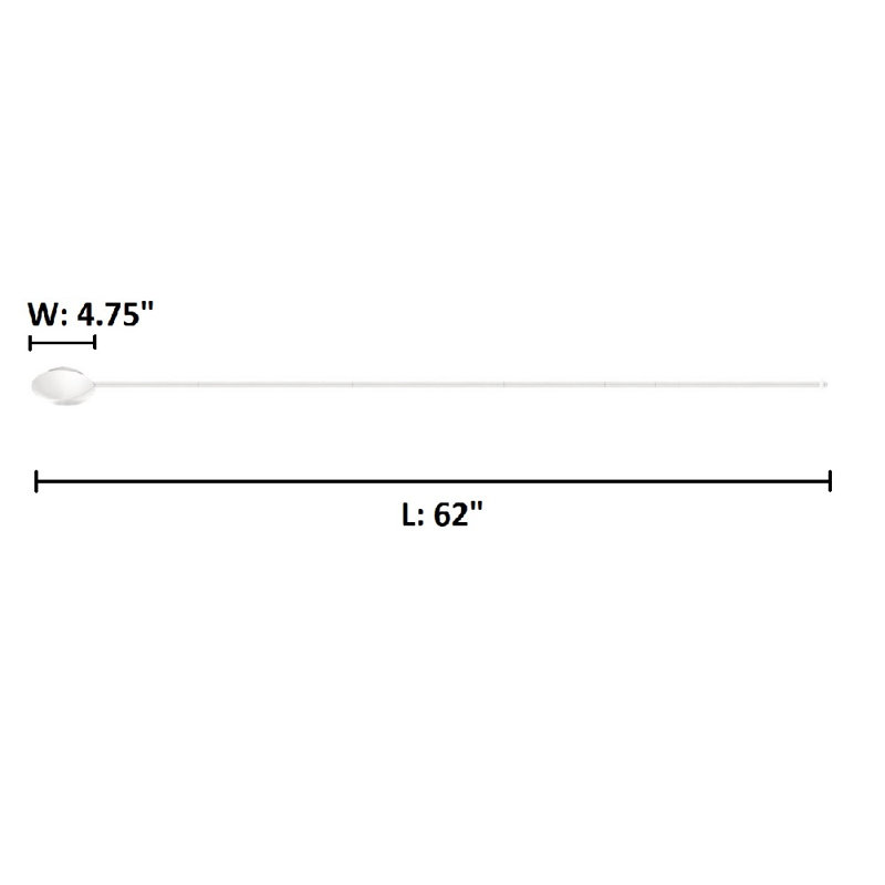Brookline Electrical Extension Rods in a Box, White