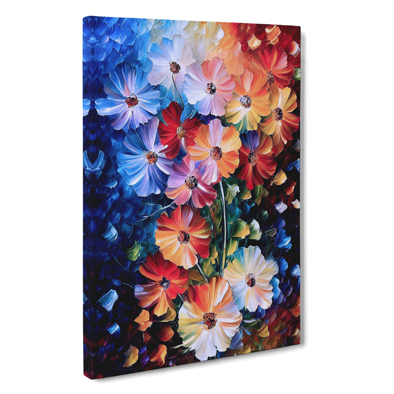 XC1022-135X A Selection Of Flowers No.1 - Wrapped Canvas Print, 76cm H x 50cm W x 3cm D
