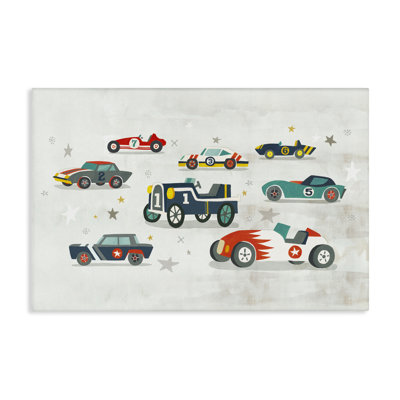Art varié sur toile, "Cars de course" par Irene Chan