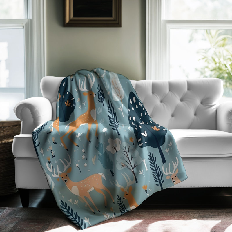 Throw Blanket, 60" W x 80" L