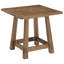 Table de salle à manger carrée en bois massif pour 4 personnes, petite table de salle à manger de 31,5 pouces pour la salle à manger
