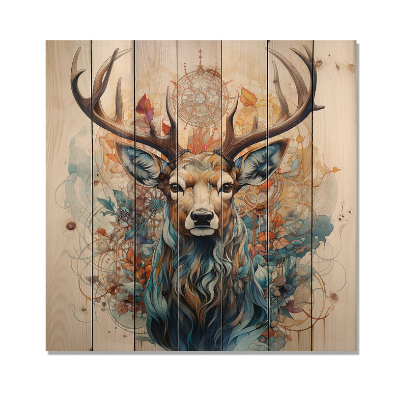 Dash - Animaux, impression sur bois de pin naturel, H 15 po x l 15 po