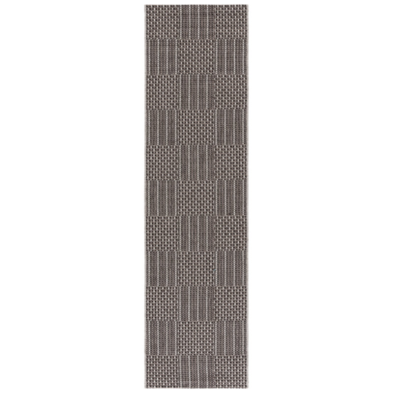 Fultonville Sisal All-Weather Performance Checkered Indoor/Outdoor Area Rug, Rectangle 5'3" x 7'6"