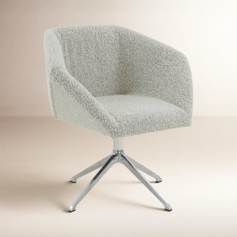 Chaise de travail Ashlan, Gris clair