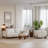 Curva Round Coffee Table With Wood Legs-1033277261