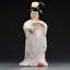 Sculpture classique en céramique de la première dynastie Tang - décor oriental gracieux