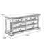 Armoire d'appoint en bois massif noyer foncé