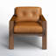 Méridienne Skive en brun clair cognac-1802881784