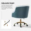 Chaise de travail en velours Doreen-1230664770
