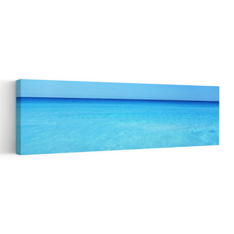 Atlantic Ocean Yucatan Peninsula Mexico by Oleg Cajko - Wrapped Canvas Panoramic Print, 30.48 cm H x 91.44 cm W