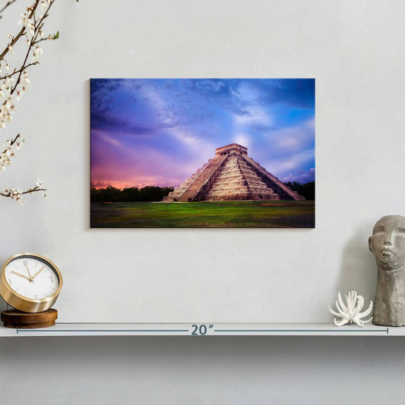 Adella Temple Of Kukulkan, 8" H x 12" W