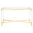 50'' Glass Top Console Table