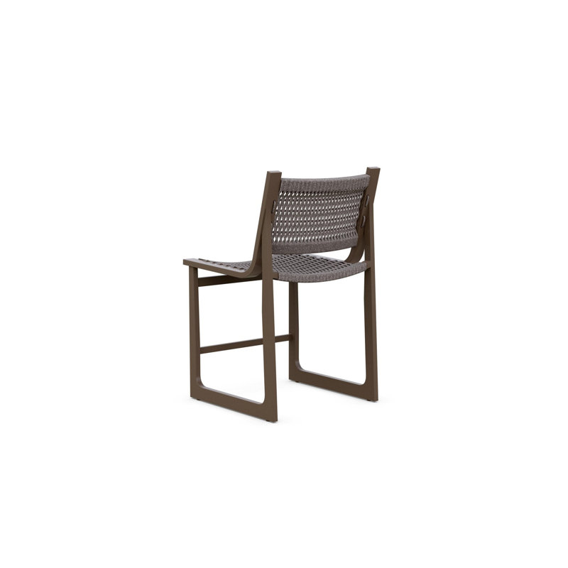 Cozumel Bar Stool, Matte Bronze, 24.61"