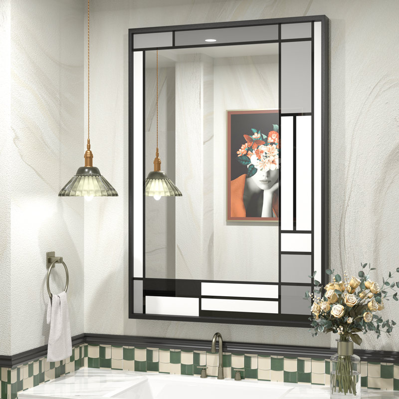 Romilly Metal Mirror, Plain, 32" x 24"