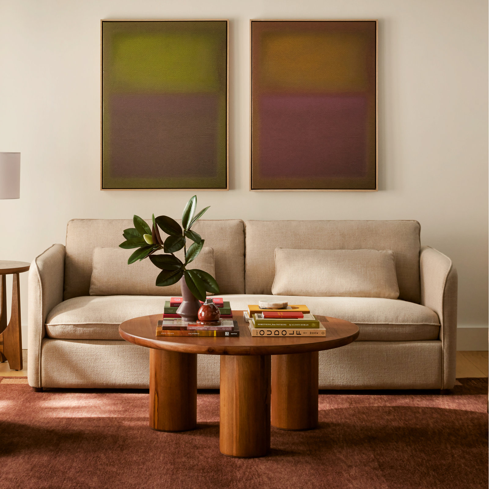 Faye 84" Sofa, Beige