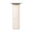 Console en marbre avec base colonne cannelée
