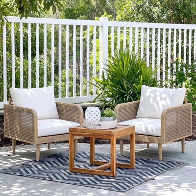 Chaises club en rotin Havana Modern