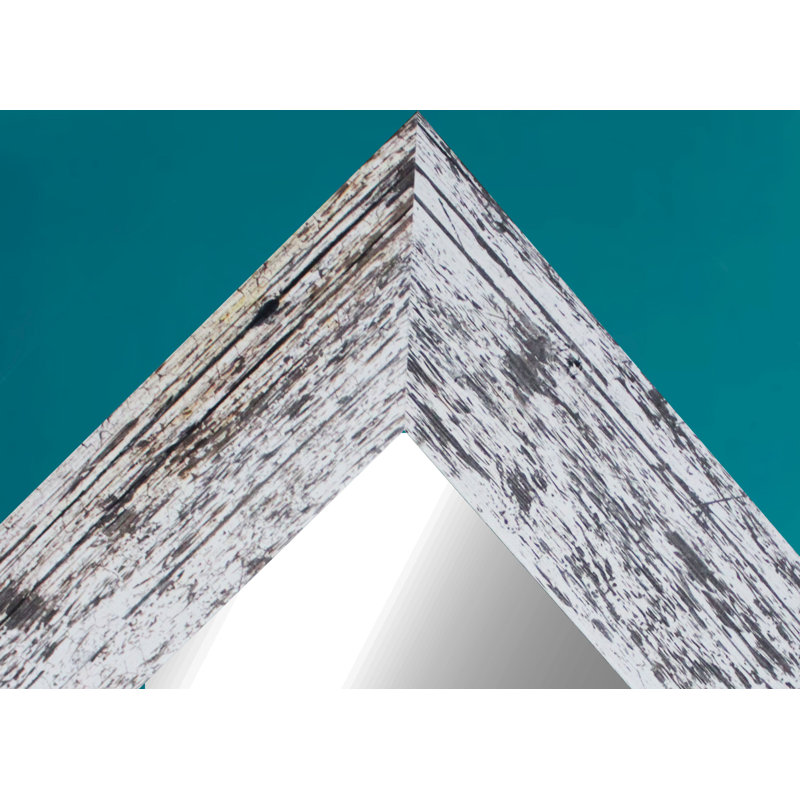 Martelange Wood Flat Wall Mirror, 78" H x 39" W