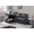 Upholstered Pull Out Sectional Sofa With Chaise-266153250