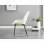 Enna White Glass Extending Dining Table And 6 Black Pesaro Silver Leg Chairs-966312763-966312767