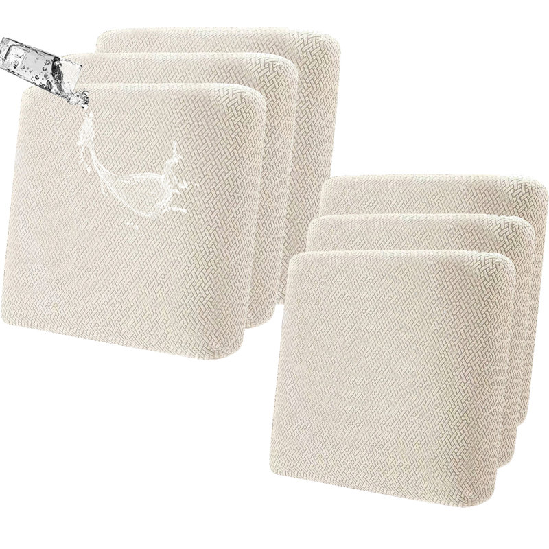 Housse pour coussin en tissu, Tissu crème