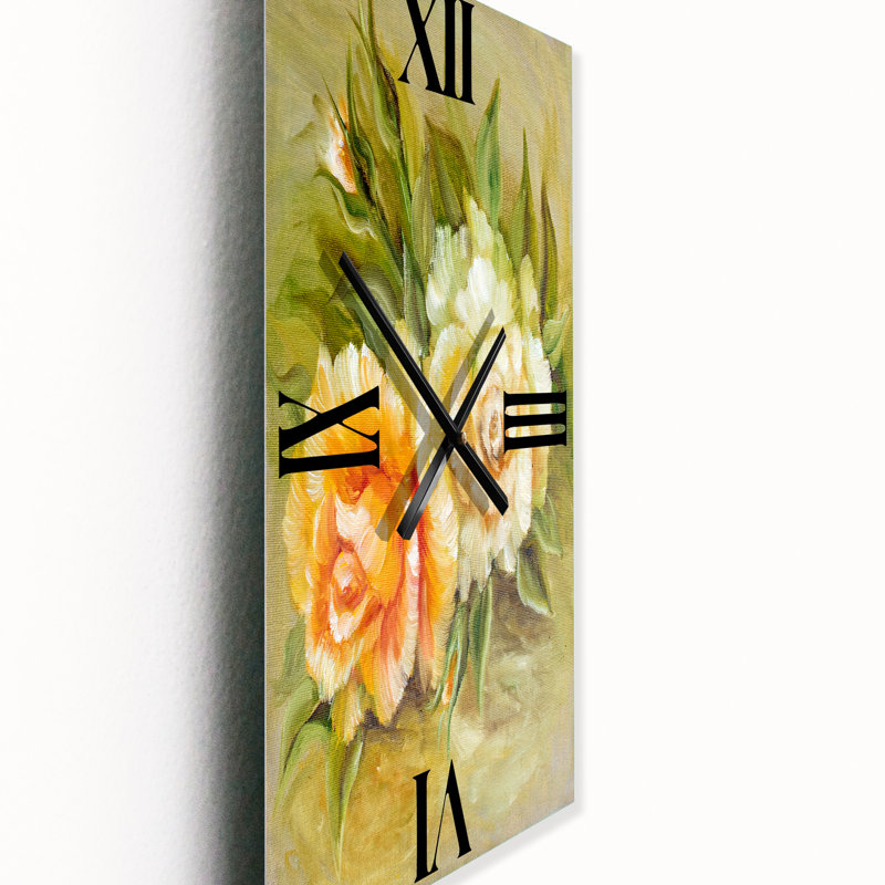 Horloge murale Vinage Roses, Petit