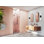 Umbra 34.75 in. x 78 in. Fully Frameless Wall Hinge Towel Bar Shower Door