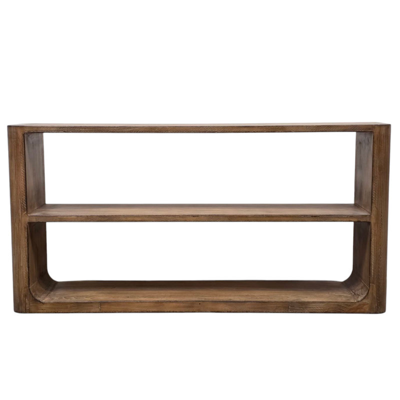 Ryun Reclaimed Pine Console Table, Antique Natural