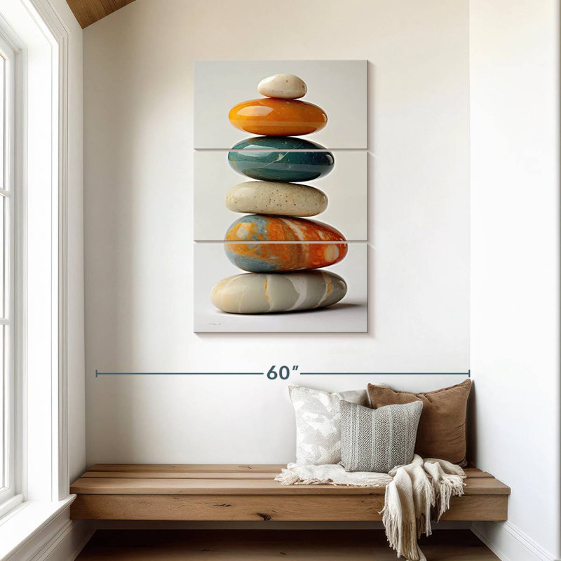 Alvord Serenity Stone Stacks - A Harmony Harmony, H 45 po x l 28 po