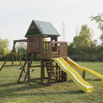 Castlebrook Wooden Play Swing Set