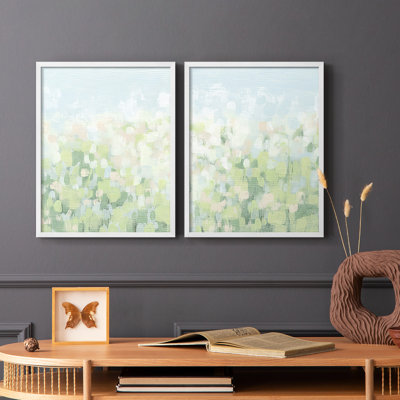 Kaleidoscope Meadow I-Premium Framed Print -Ready to Hang - No Nails Required - No Nails Required