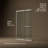Elate Tall Sliding Shower Door, 75-1/2-In H X 56-1/4 - 59-5/8-In W, With Heavy 5/16-In Thick Crystal Clear Glass-55870995