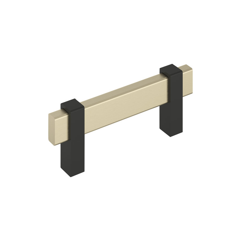 Mulino 3 inch (76mm) Centre-to-Centre, Golden Champagne/Matte Black
