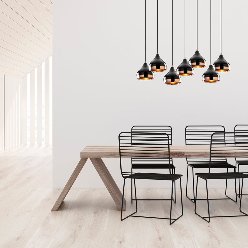 Luminaire suspendu 7 lumières pour îlot de cuisine