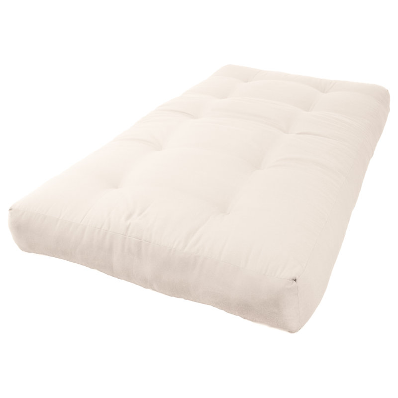 Charneco Futon Mattress Futon Mattress, 8", Full, Aqua Blue