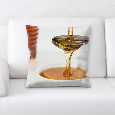 Honey Throw Pillow