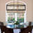 Prathik 5-Light Dining Room Chandelier with Clear Glass,Oiled Rubbed Bronze Finish