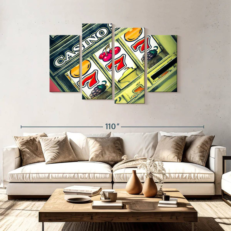 Senne Slot Machine Display, 48" H x 75" W