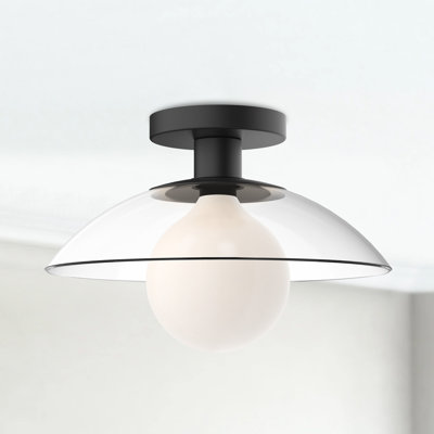 Finola Glass Semi Flush Mount