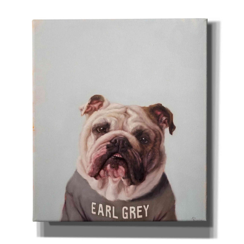 «Earl Grey» par Lucia Heffernan, H 30 po x l 26 po x P 1,5 po