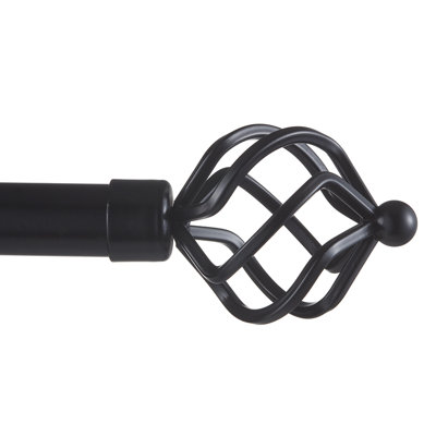  Ensemble de tringle à rideau avec embout de torche ajustable, réglable