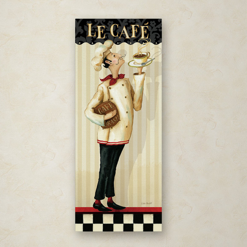 Chef du chef II «Lisa Audit», reproduction sur toile, H 24 po x l 10 po x P 2 po