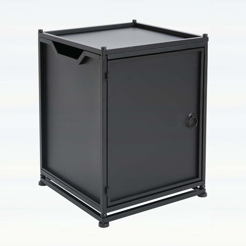 Outdoor Metal Tank Holder Side Table