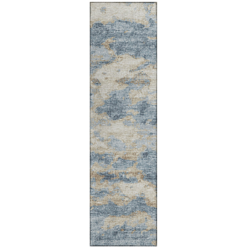 Yamily Abstract Indoor / Outdoor Rug, Runner 2'3" x 7'6"