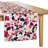 Deconovo Designer Series Rectangular Table Cloth With Floral Pattern Water Resistant Tablecloth Wipeable Table Runner For Wedding