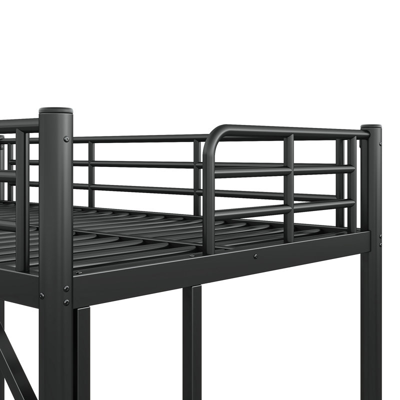 Lits avec rangement compacts, lit mezzanine simple en métal TG, maison moderne