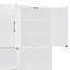 Lit escamotable mural simple avec placard, tiroirs et bureau - gris-1897236814